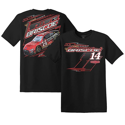 Men's Stewart-Haas Racing Team Collection Black Chase Briscoe 2023 #14 Mahindra T-Shirt