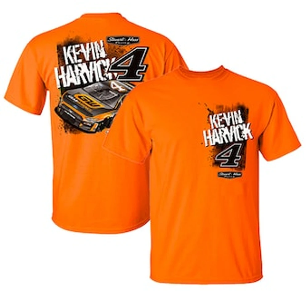 Men's Stewart-Haas Racing Team Collection Orange Kevin Harvick 2023 #4 GearWrench T-Shirt