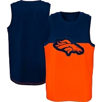 Youth Orange/Navy Denver Broncos Revitalize Tank Top