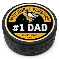 Pittsburgh Penguins #1 Dad Puck