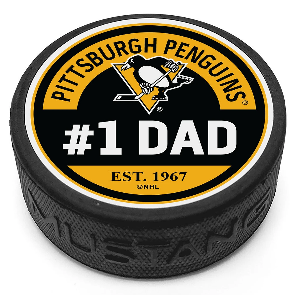 Pittsburgh Penguins #1 Dad Puck