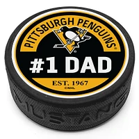 Pittsburgh Penguins #1 Dad Puck