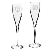 Muskingum Muskies 6oz. Team Two-Piece Luigi Bormioli Toasting Glass Set