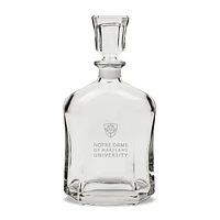 Notre Dame of Maryland Gators Team Design 23.75oz. Crystal Whiskey Decanter