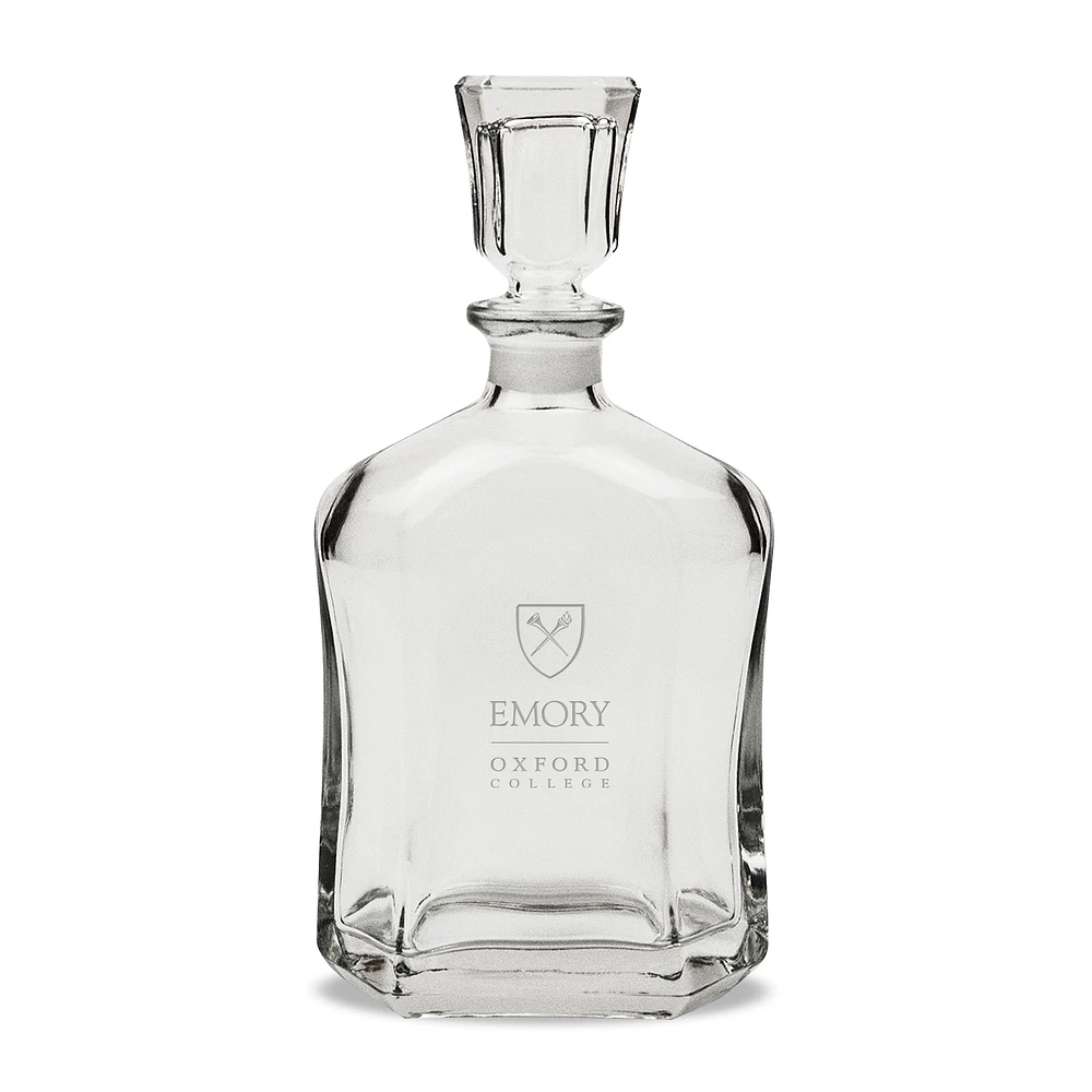 Oxford College Team Design 23.75oz. Crystal Whiskey Decanter