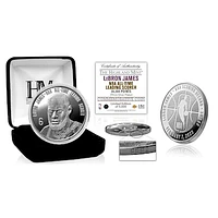 Highland Mint LeBron James Los Angeles Lakers NBA All-Time Scoring Record 39mm Silver Mint Coin