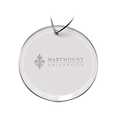 Marymount Saints Primary Logo 3'' Round Glass Ornament