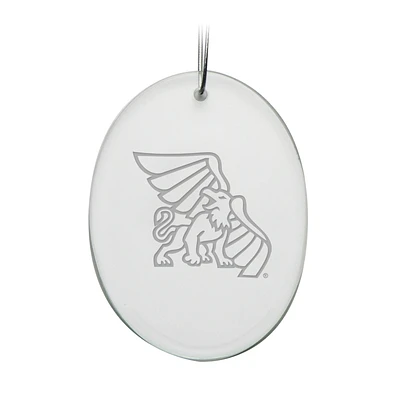 Missouri Western State Griffons Primary Logo 2.75'' x 3.75'' Glass Oval Ornament