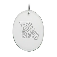 Missouri Western State Griffons Primary Logo 2.75'' x 3.75'' Glass Oval Ornament