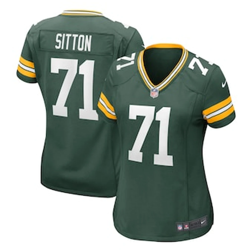 Women's Nike Josh Sitton Green Green Bay Packers Retired Game Jersey