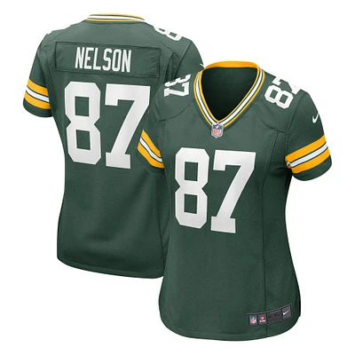 Women's Nike Jordy Nelson Green Bay Packers Retired Game Jersey