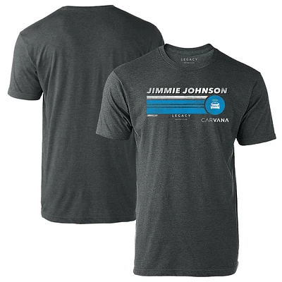 Men's LEGACY Motor Club Team Collection Heather Charcoal Jimmie Johnson Hot Lap T-Shirt