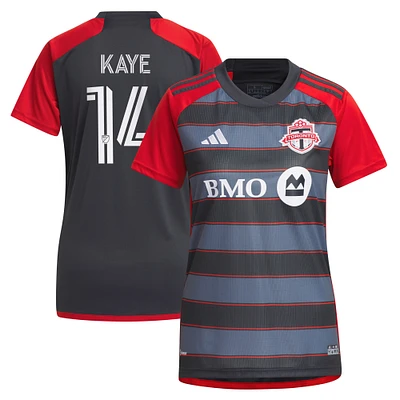 Women's adidas Mark-Anthony Kaye Gray Toronto FC 2023 Club Kit