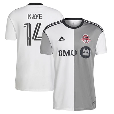 Men's adidas Mark-Anthony Kaye White Toronto FC 2023 Community Kit