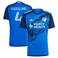 Men's adidas Nick Hagglund Blue FC Cincinnati 2023 River Kit Replica Jersey