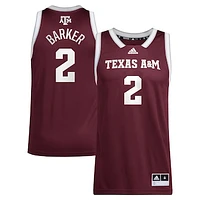 Unisex adidas Janiah Barker Maroon Texas A&M Aggies NIL Women's Basketball Jersey