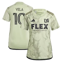 Women's adidas Carlos Vela Green LAFC 2023 Smokescreen Replica Player Jersey