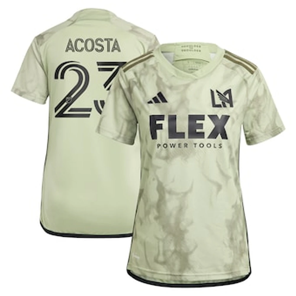 Women's adidas Kellyn Acosta Green LAFC 2023 Smokescreen Replica Player Jersey