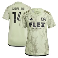 Women's adidas Giorgio Chiellini Green LAFC 2023 Smokescreen Replica Player Jersey