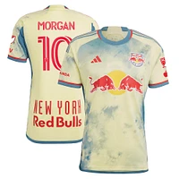 Men's adidas Lewis Morgan Yellow New York Red Bulls 2023 Daniel Patrick Kit Authentic Jersey