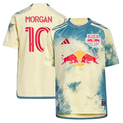 Youth adidas Lewis Morgan Yellow New York Red Bulls 2023 Daniel Patrick Kit Replica Jersey