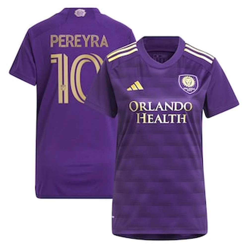 Women's adidas Mauricio Pereyra Purple Orlando City SC 2023 The Wall Kit Replica Player Jersey