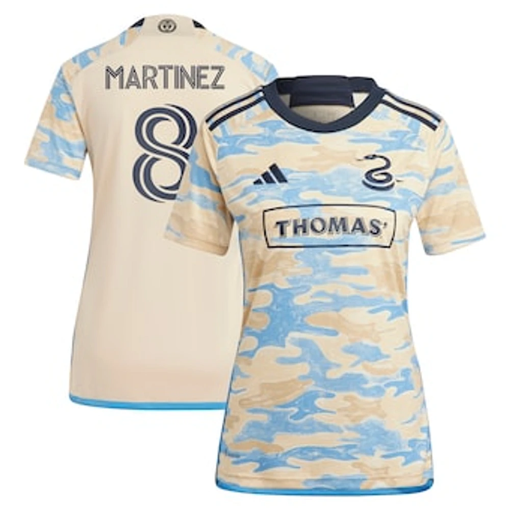 Women's adidas Jose Martinez Tan Philadelphia Union 2023 For Philly Replica Jersey