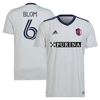 Men's adidas Njabulo Blom Gray St. Louis City SC 2023 The Spirit Kit Replica Jersey