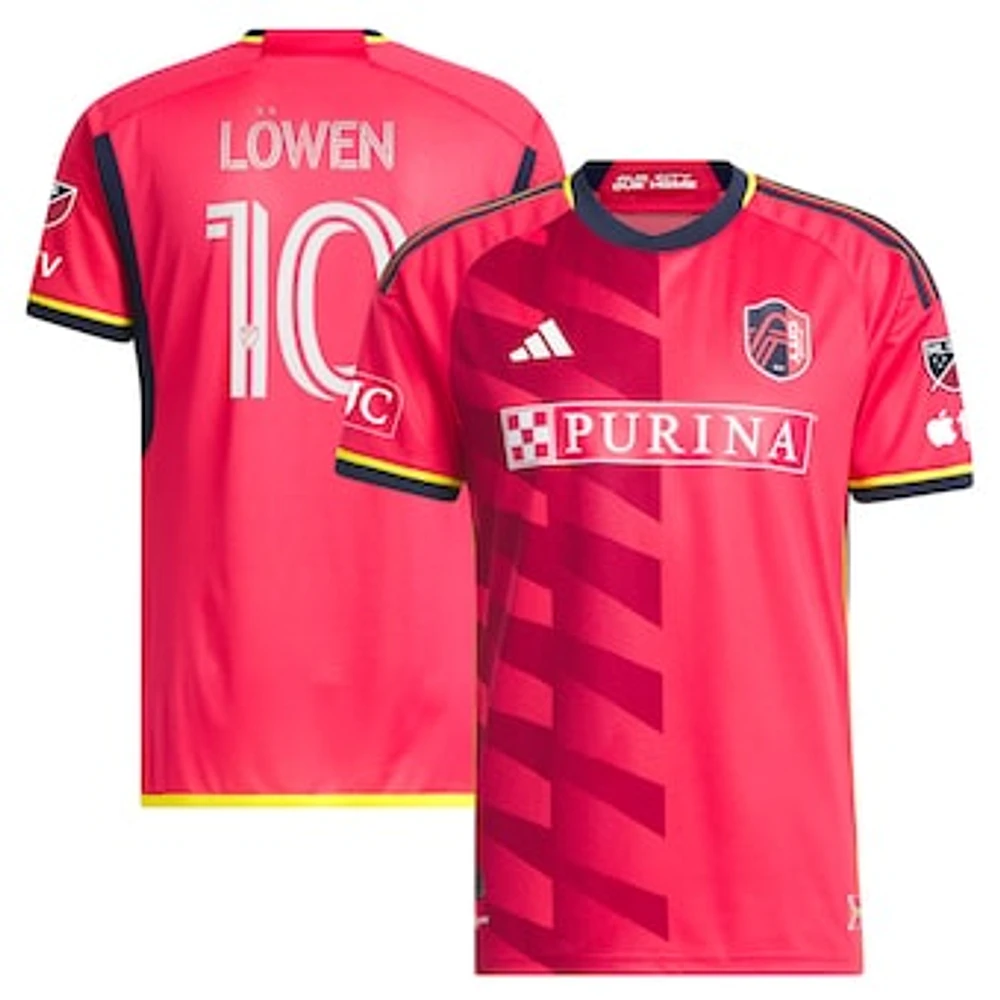 Men's adidas Eduard Löwen St. Louis City SC 2023 The Spirit Kit Authentic Jersey