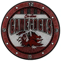 South Carolina Gamecocks 12'' Art-Glass Wall Clock