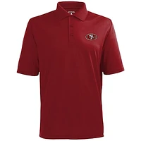 Antigua San Francisco 49ers Pique Xtra-Lite Polo - Scarlet