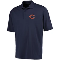 Antigua Chicago Bears Pique Xtra-Lite Polo - Navy