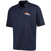 Antigua Denver Broncos Pique Xtra-Lite Polo - Navy