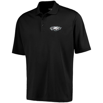 Antigua Philadelphia Eagles Pique Xtra-Lite Polo - Black