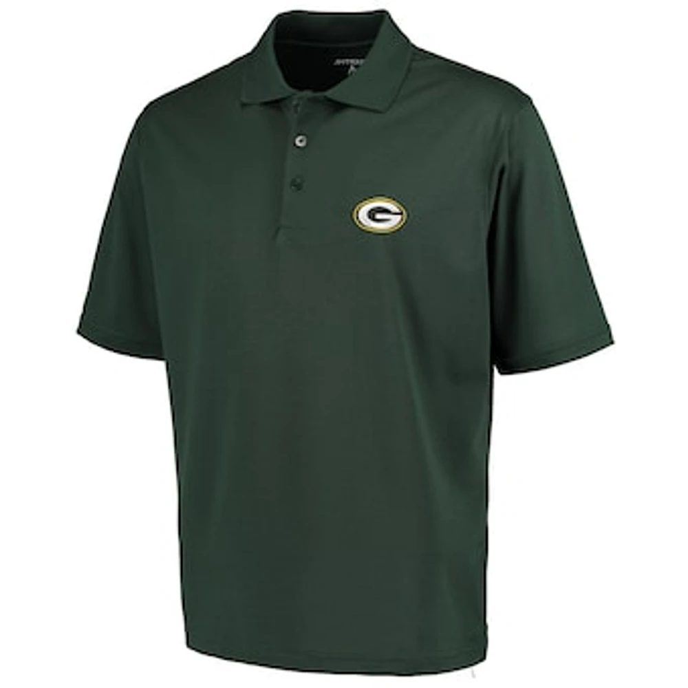 Antigua Green Bay Packers Pique Xtra-Lite Polo - Green