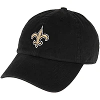 Mens New Orleans Saints '47 Brand Black Cleanup Adjustable Hat