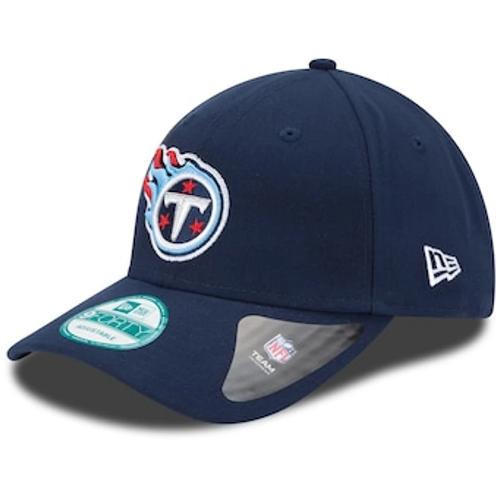 Men's New Era Navy Tennessee Titans The League 9FORTY Adjustable Hat