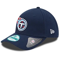 Men's New Era Navy Tennessee Titans The League 9FORTY Adjustable Hat