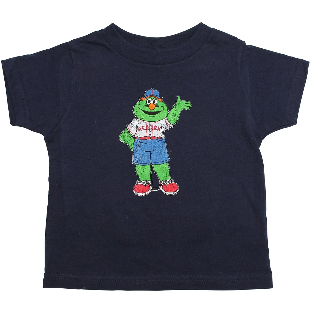 Boston Red Sox Toddler Distressed Mascot T-Shirt - Navy Blue