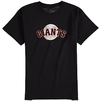 San Francisco Giants Youth Distressed Logo T-Shirt - Black