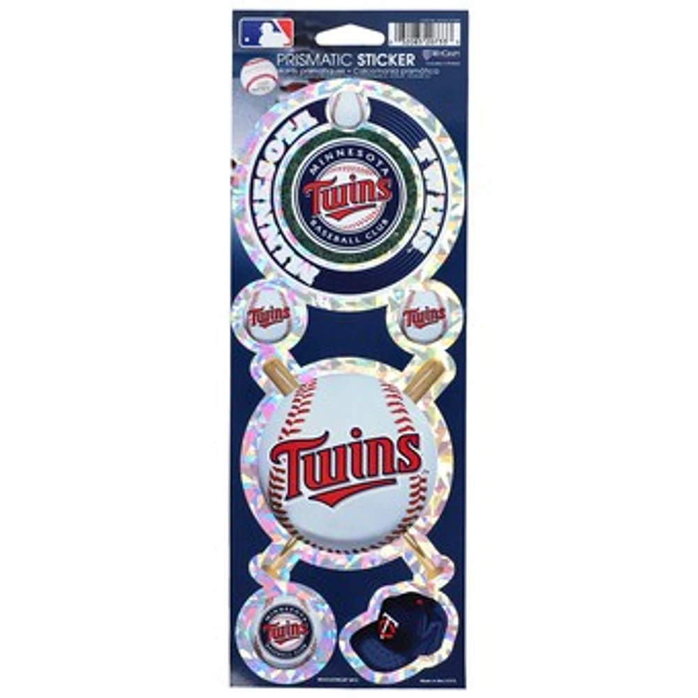 Minnesota Twins WinCraft Prismatic 11" x 4" Decal Sheet