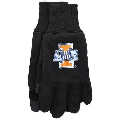 Illinois Fighting Illini McArthur Team Logo Touch Gloves