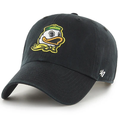 Men's '47 Black Oregon Ducks Vintage Clean Up Adjustable Hat