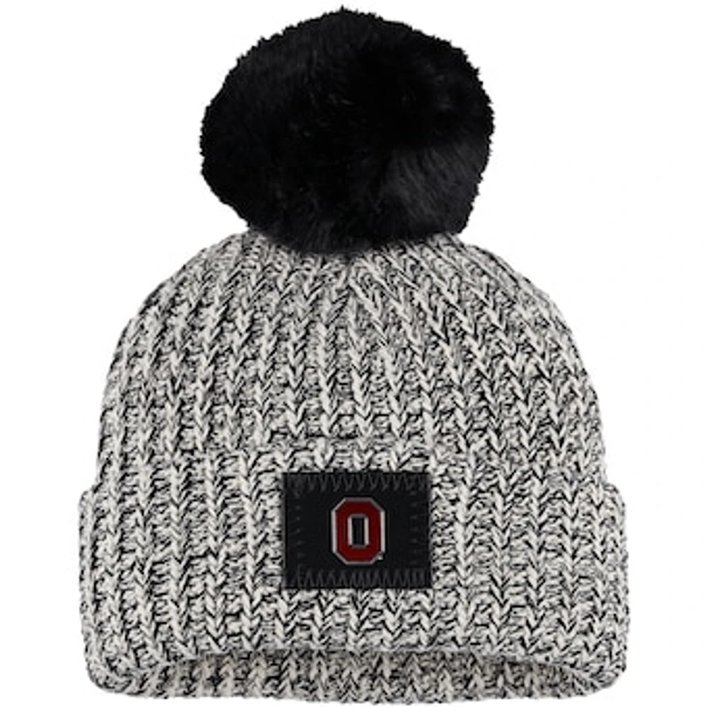 Women's Love Your Melon Ohio State Buckeyes Cuffed Knit Hat with Pom