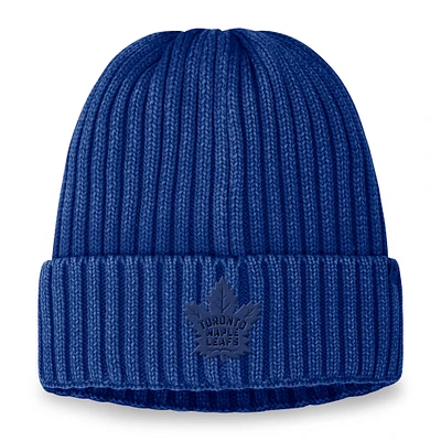 Men's Fanatics  Blue Toronto Maple Leafs Authentic Pro Road Tonal Knit Hat