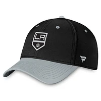 Men's Fanatics  Black/Silver Los Angeles Kings Authentic Pro Rink Two-Tone Flex Hat