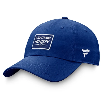 Men's Fanatics  Blue Tampa Bay Lightning Authentic Pro Prime Adjustable Hat