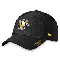 Men's Fanatics  Black Pittsburgh Penguins Authentic Pro Rink Flex Hat