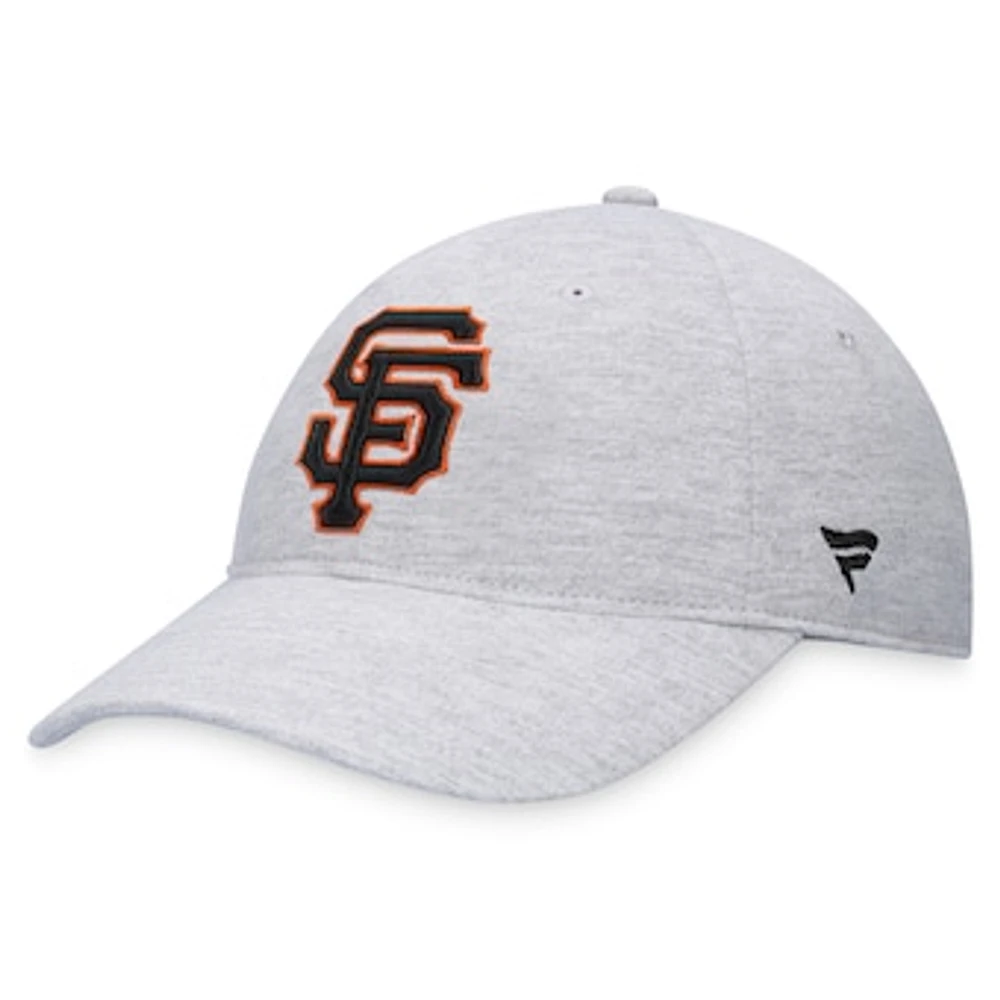 Men's Fanatics Heather Gray San Francisco Giants Logo Adjustable Hat