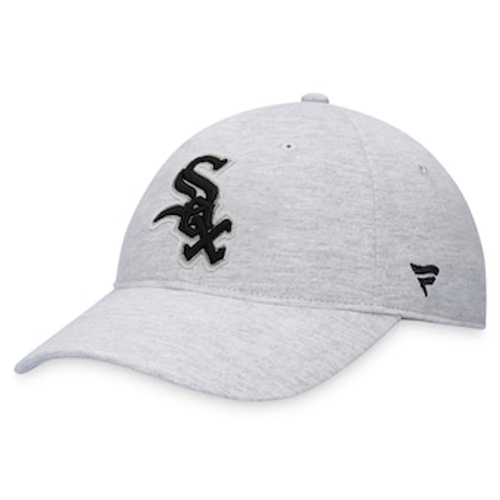 Men's Fanatics Heather Gray Chicago White Sox Logo Adjustable Hat